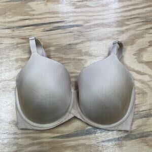 Wacoal 853281 Ultimate Side Smoother Lined T-Shirt Bra Size 34G Beige Adjustable